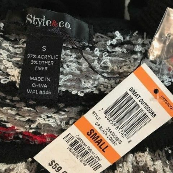 Style & Co Multicolored Fair Isle Sweater NWT - Picture 5 of 5